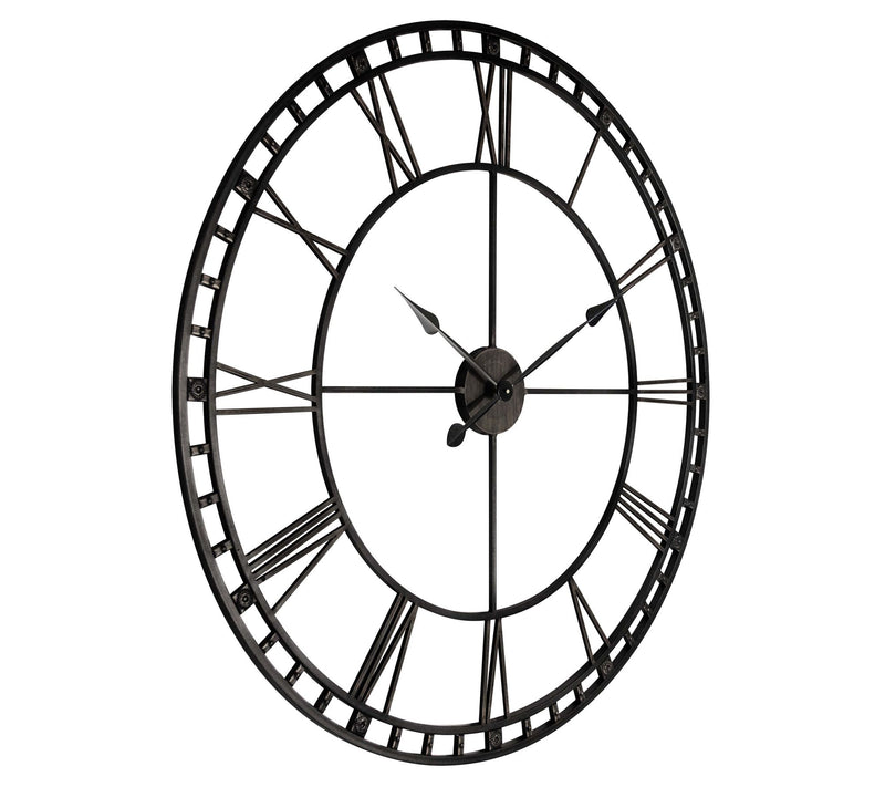 Infinity Instruments Tower XXL Wall Clock, Black, 39" — View 4