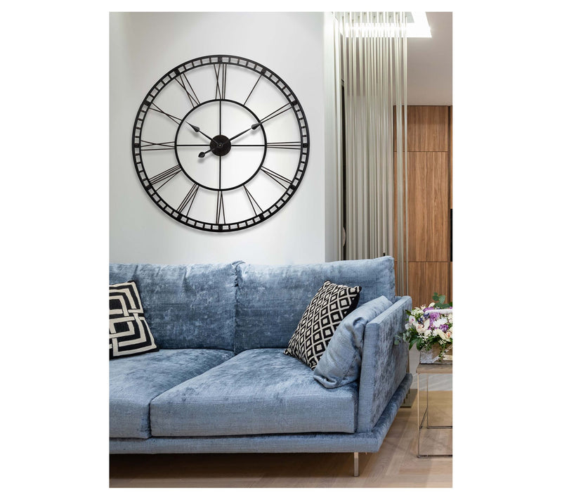 Infinity Instruments Tower XXL Wall Clock, Black, 39" — View 9