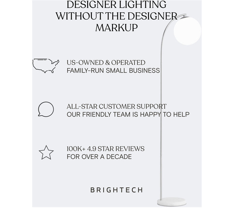 Brightech Atlas 67" LED Standing Floor Lamp — View 8