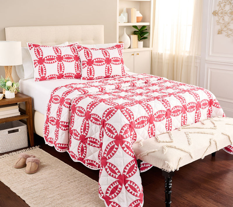 Home Reflections Heritage Quilt and Sham Set - King — View 6