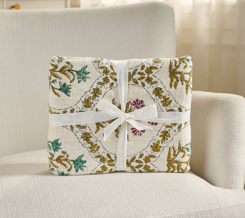 Cozy Cottage by Liz Marie 60" x 70" Spring Floral Throw — View 2