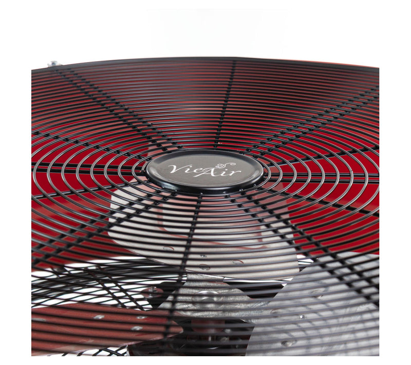 Vie Air 24 Inch Commercial Floor Drum Fan in Re — View 9