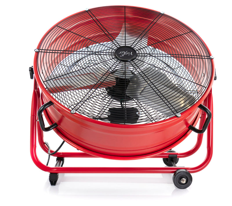 Vie Air 24 Inch Commercial Floor Drum Fan in Re — View 5