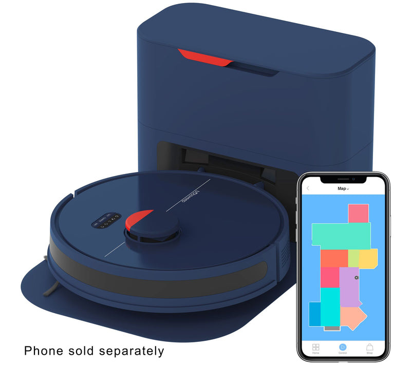 bObsweep Dustin Wi-Fi Self-Emptying Robot Vacuum and Mop — View 11