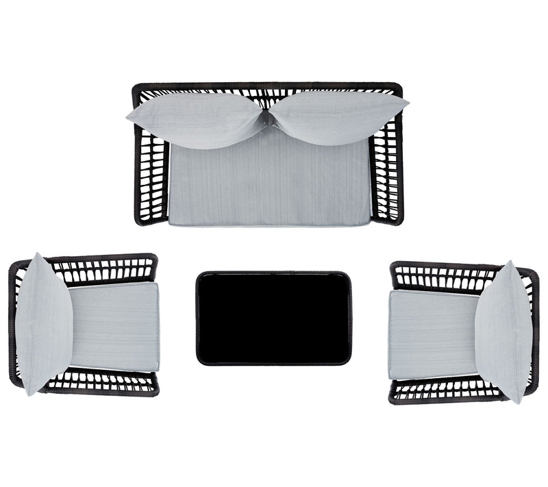 Safavieh Elsbeth 4 Piece Rope Living Set — View 9