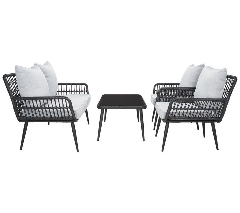 Safavieh Elsbeth 4 Piece Rope Living Set — View 8