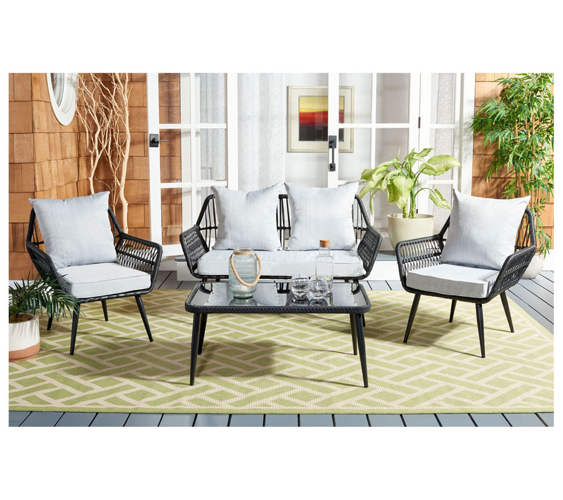 Safavieh Elsbeth 4 Piece Rope Living Set — Main view