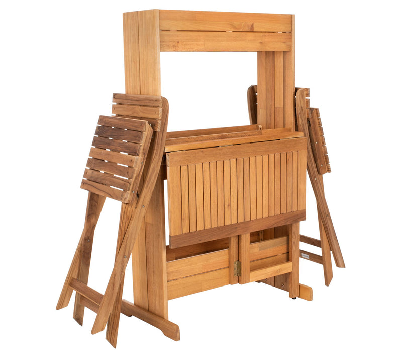 Safavieh Barley Flower Shelf 3-Piece Bistro Set — View 7