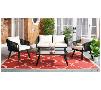 Safavieh Kerson 4 Piece Rope Living Set