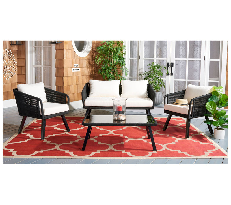 Safavieh Kerson 4 Piece Rope Living Set — Main view