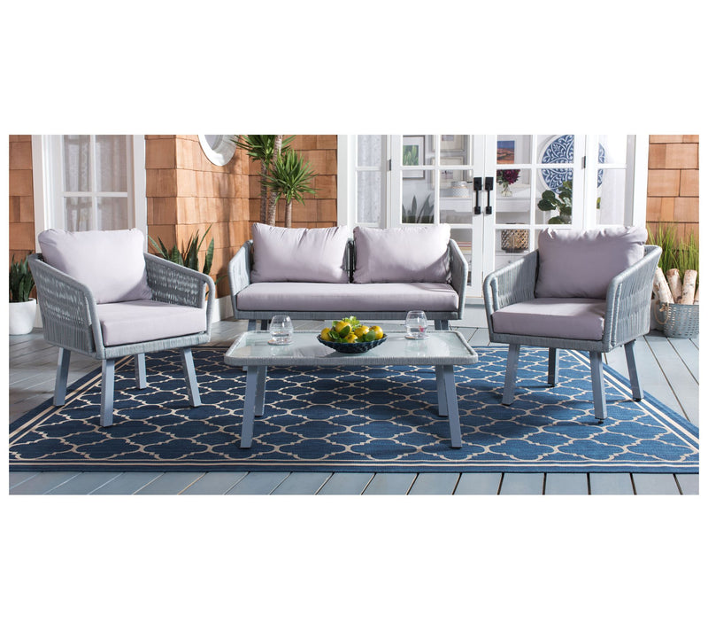 Safavieh Kerson 4 Piece Rope Living Set — View 11