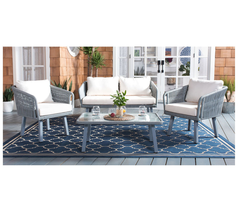 Safavieh Kerson 4 Piece Rope Living Set — View 3