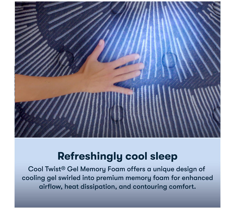 Serta Cobalt Calm 14.5" Medium PT Mattress Set -Twin — View 6