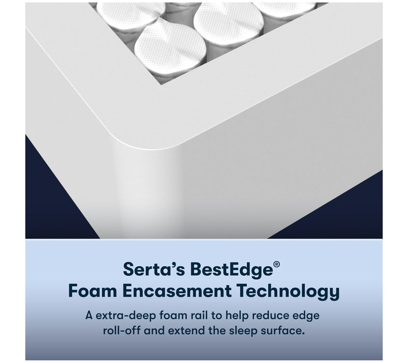 Serta Cobalt Calm 14.5" Medium PT Mattress Set -Queen — View 9