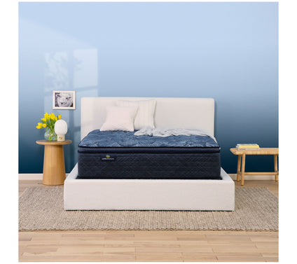 Serta Cobalt Calm 14.5" Medium PT Mattress Set -Queen