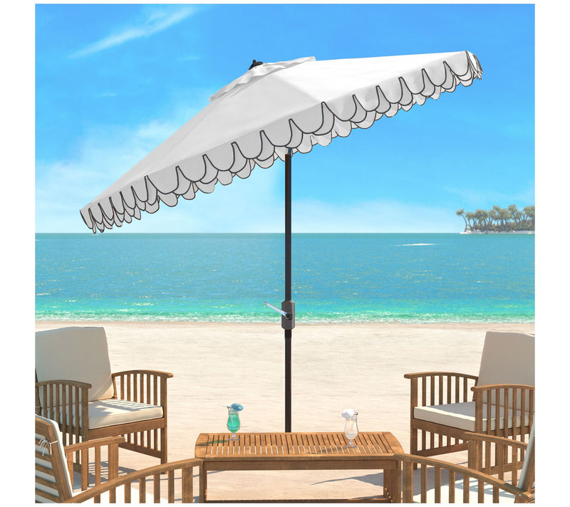 Safavieh Elegant Valance 9' Umbrella — View 9