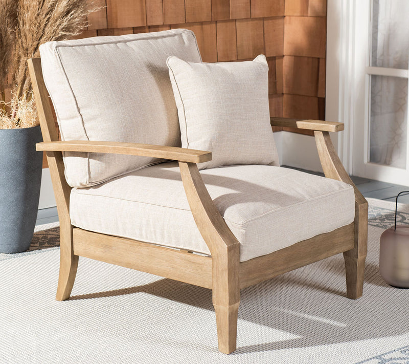 Safavieh Martinique Wood Patio Armchair — View 6