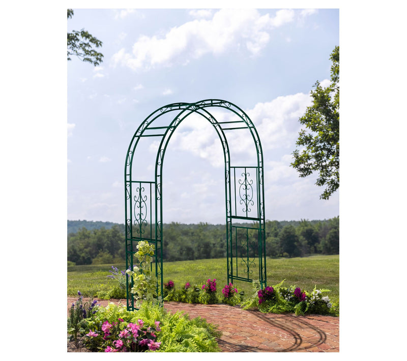 Plow & Hearth Montebello Iron Garden Arbor — View 11