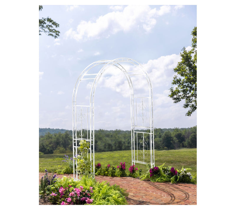 Plow & Hearth Montebello Iron Garden Arbor — View 12