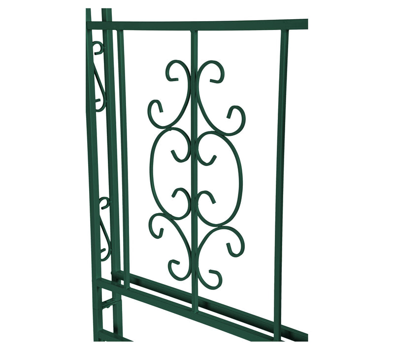 Plow & Hearth Montebello Iron Garden Arbor — View 3