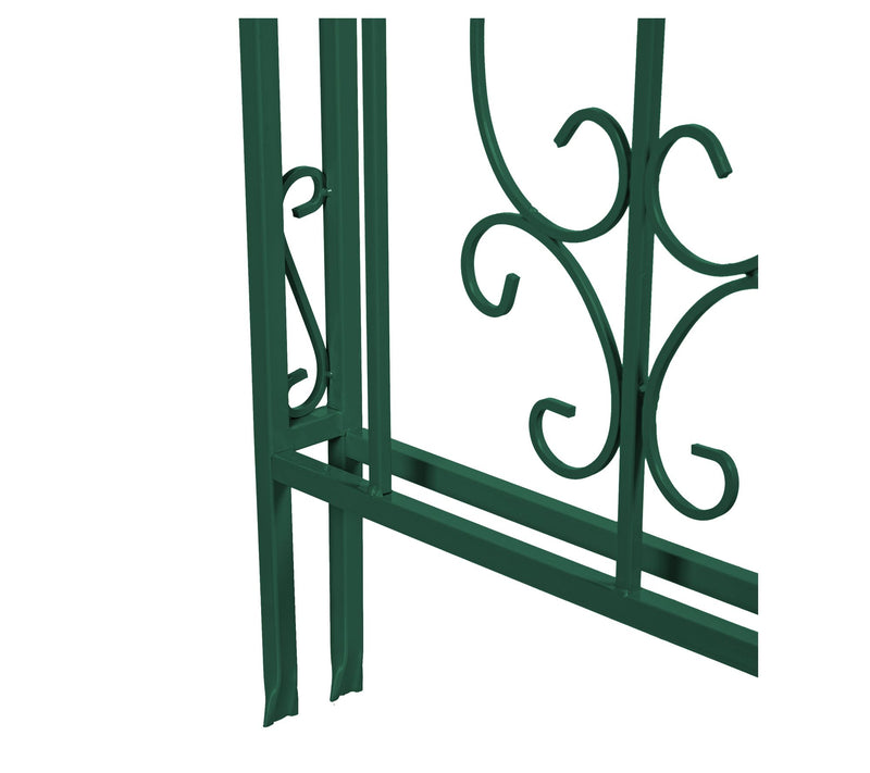 Plow & Hearth Montebello Iron Garden Arbor — View 4