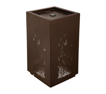 Evergreen Rectangular Laser Cut Fountain with LED Lights
