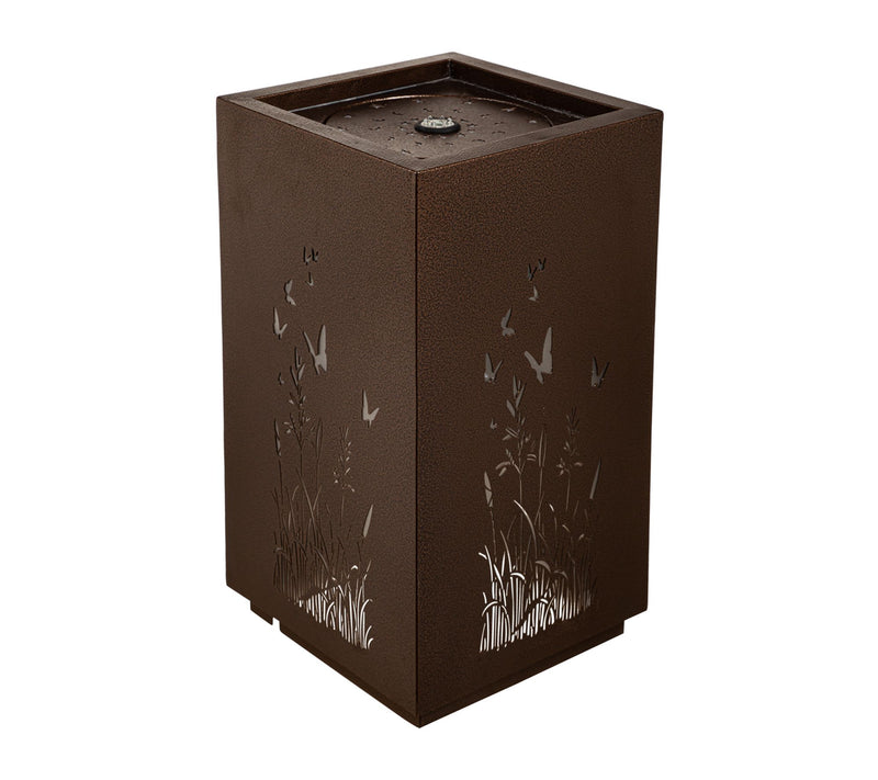 Evergreen Rectangular Laser Cut Fountain with LED Lights — Main view