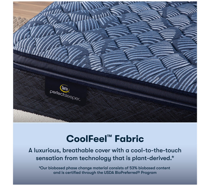 Serta Cobalt Calm 14.5" Firm PT Mattress Set -Full — View 7