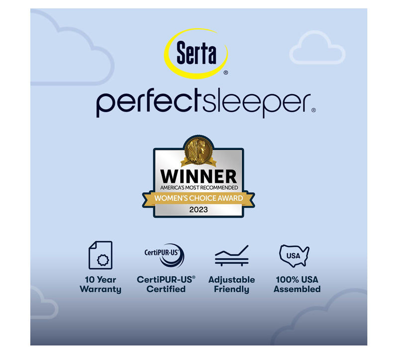 Serta Adoring Night 10.5" Firm Mattress Set -Cal King — View 8