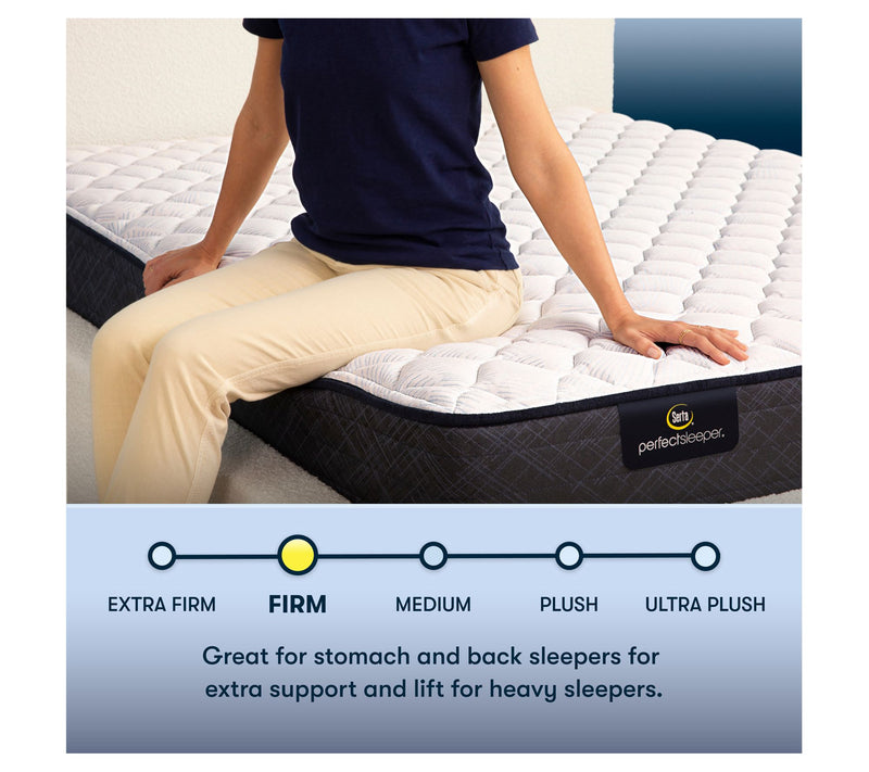 Serta Adoring Night 10.5" Firm Mattress Set -Cal King — View 5