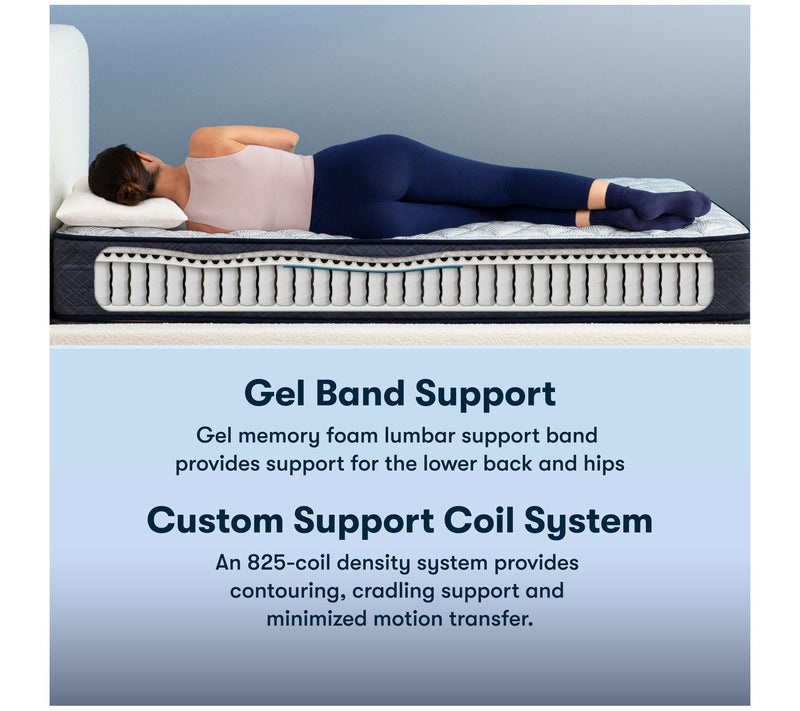 Serta Adoring Night 10.5" Firm Mattress Set -Twin — View 6
