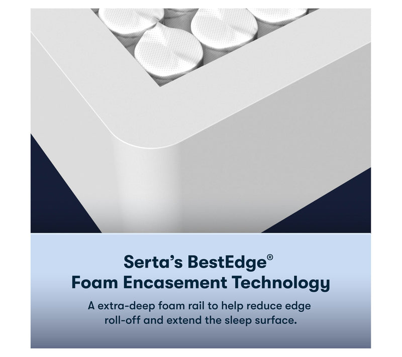 Serta Adoring Night 10.5" Plush Mattress Set -Cal King — View 7
