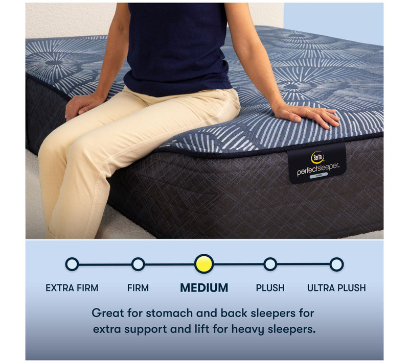 Serta Dazzling Night 12" Hybrid Medium Mattress Set -King — View 5