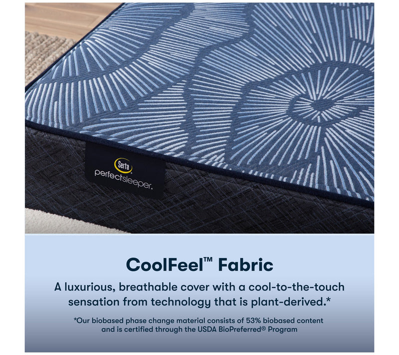 Serta Dazzling Night 12" Hybrid Medium Mattress Set -Cal King — View 7