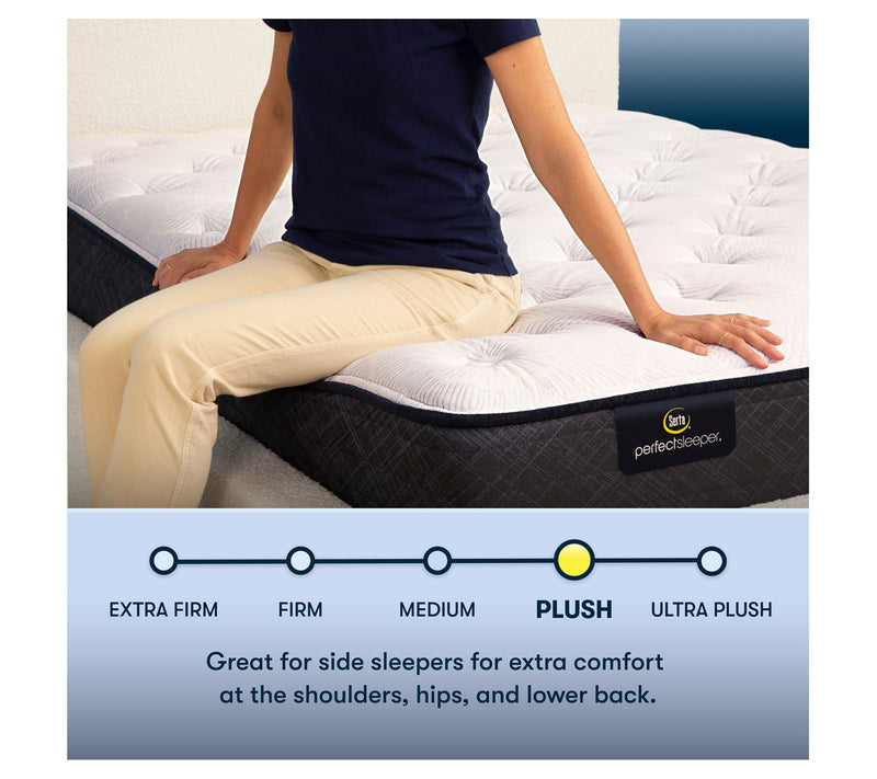 Serta Adoring Night 10.5" Plush Mattress Set -Full — View 5