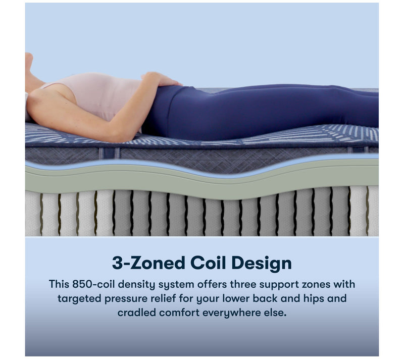 Serta Dazzling Night 12" Hybrid Firm Mattress Set -Cal King — View 8