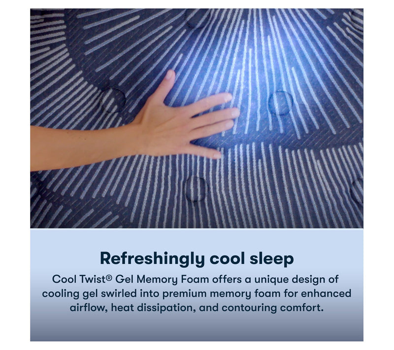 Serta Cobalt Calm 13.25" Plush Mattress Set -Full — View 6