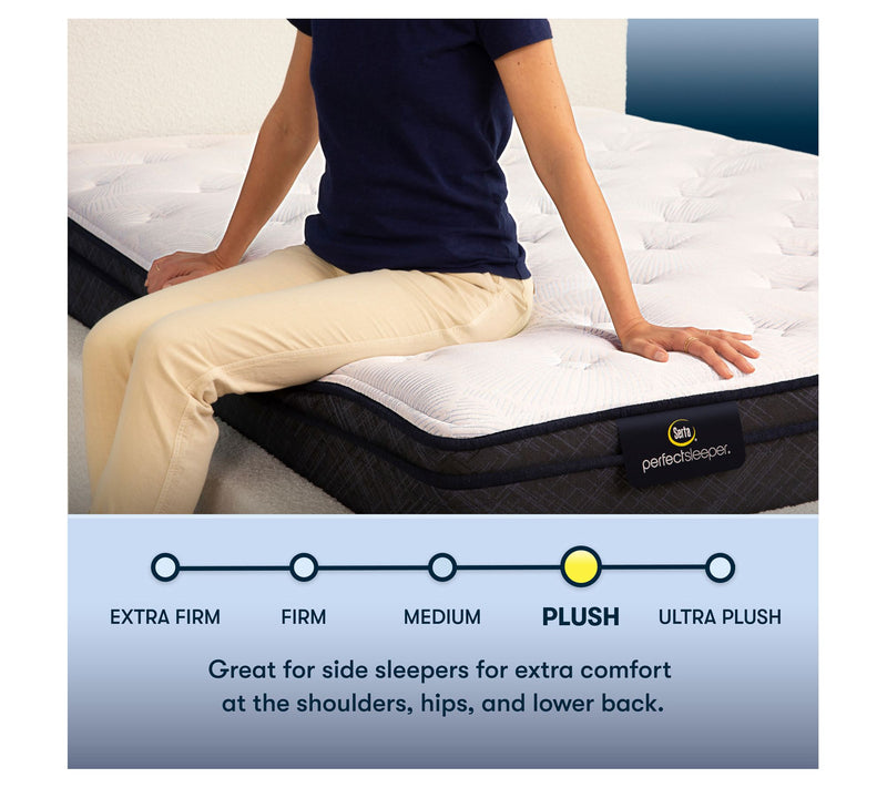 Serta Adoring Night 11" Plush ET Mattress Set -Twin XL — View 5