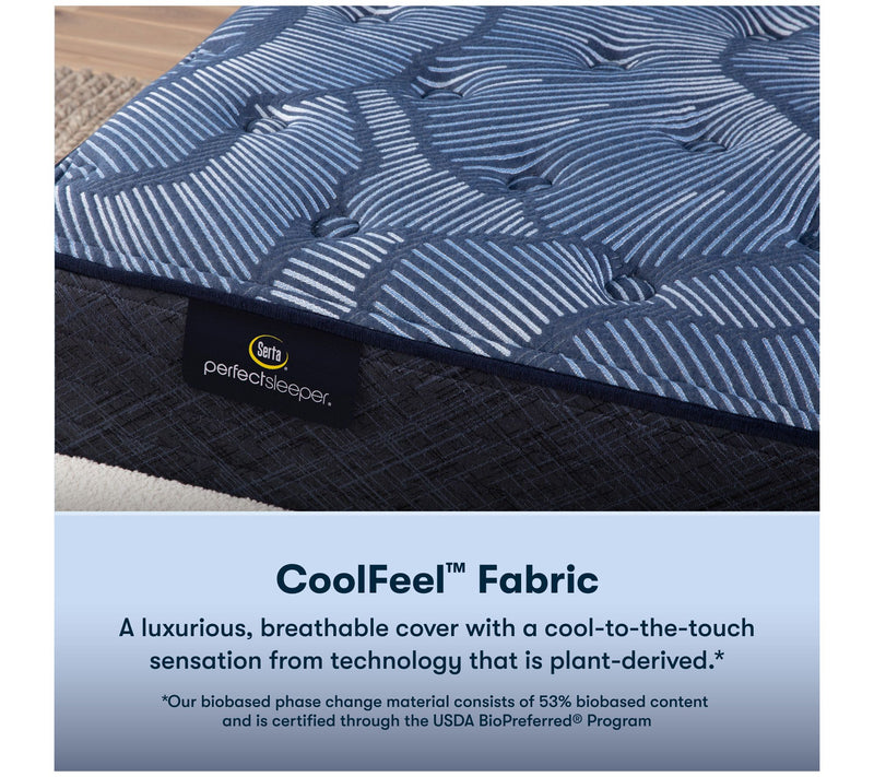 Serta Cobalt Calm 13.25" Plush Mattress Set -Twin XL — View 7