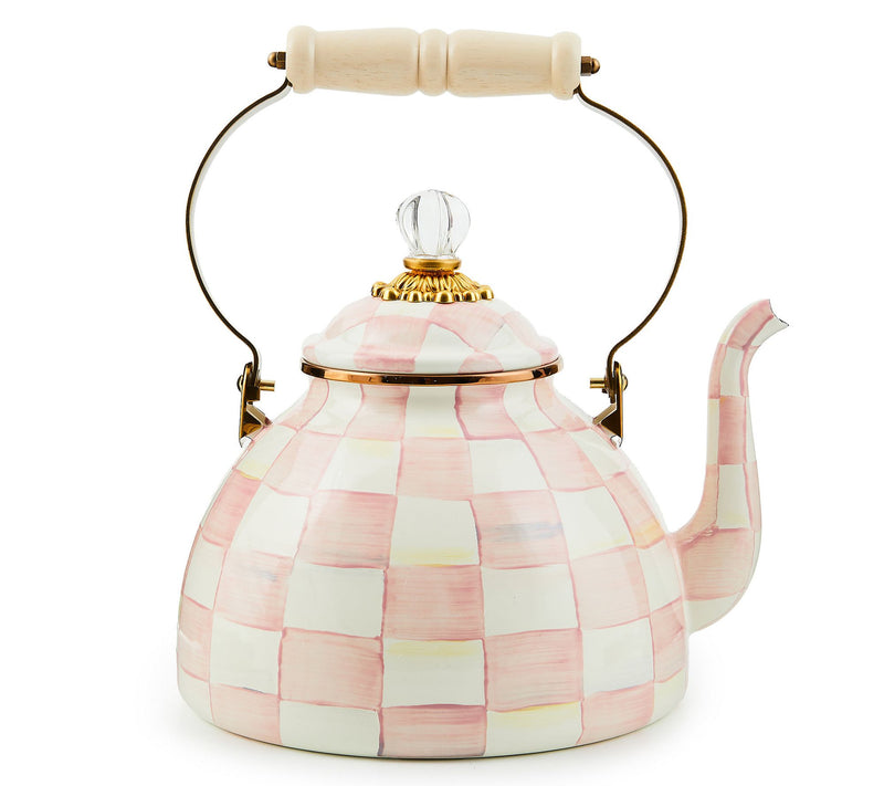 MacKenzie- Childs 3-Quart Enamel Tea Kettle — Main view