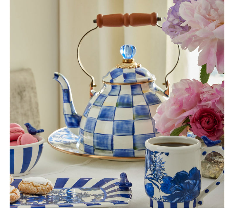 MacKenzie- Childs 3-Quart Enamel Tea Kettle — View 7