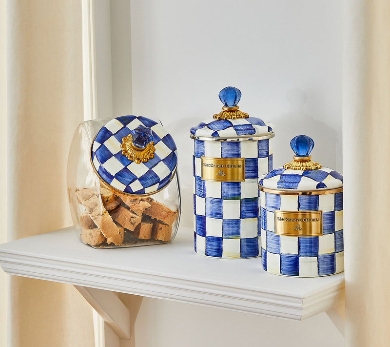 MacKenzie- Childs Gallon Cookie Jar with Lid — View 6
