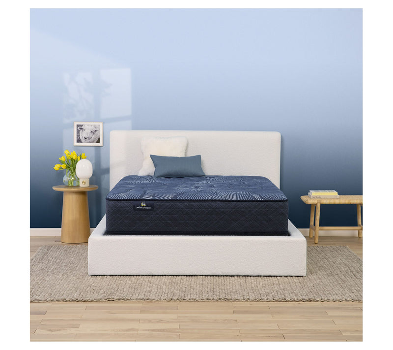 Serta Cobalt Calm 13.25" Plush Mattress Set -Cal King — View 3