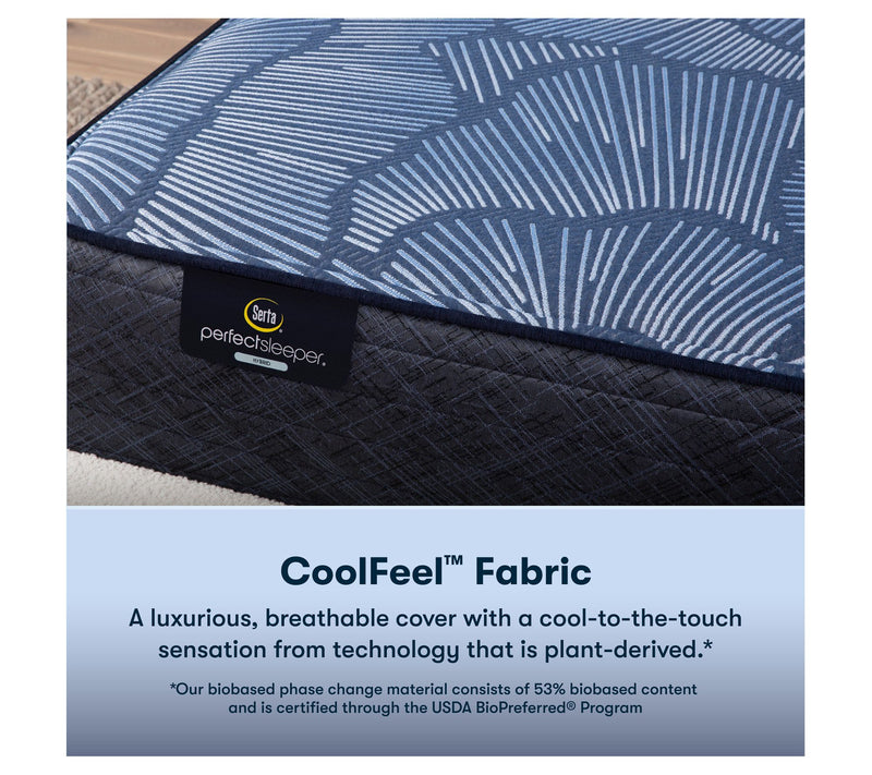 Serta Euphoric Nights 14" Hybrid Firm Mattress Set -King — View 7