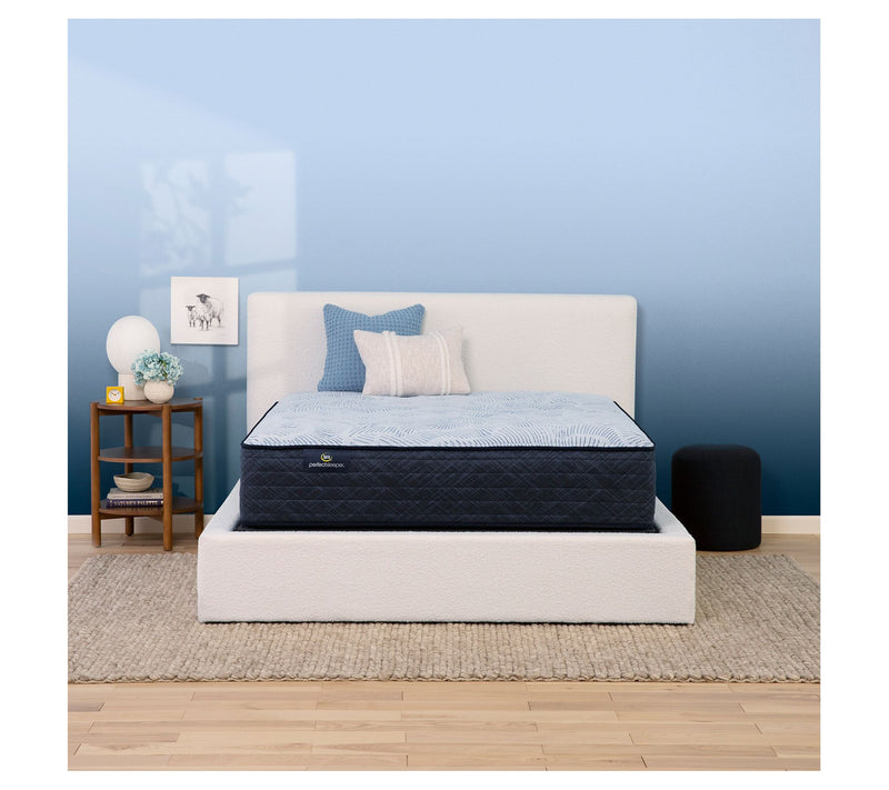 Serta Blue Lagoon Nights 13.5" Plush Mattress Set -Twin — View 3