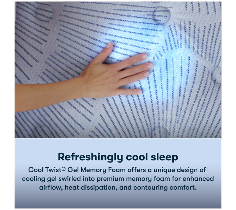 Serta Blue Lagoon Nights 14.5" Plush PT Mattress Set -Cal King — View 6