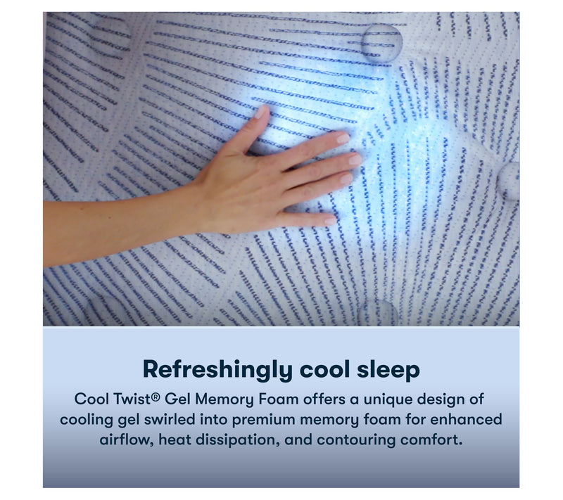 Serta Blue Lagoon Nights 14.5" Plush PT Mattress Set -Full — View 6