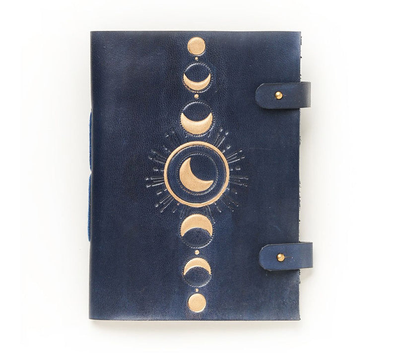Matr Boomie Indukala Moon Phase Refillable Leather Journal — Main view
