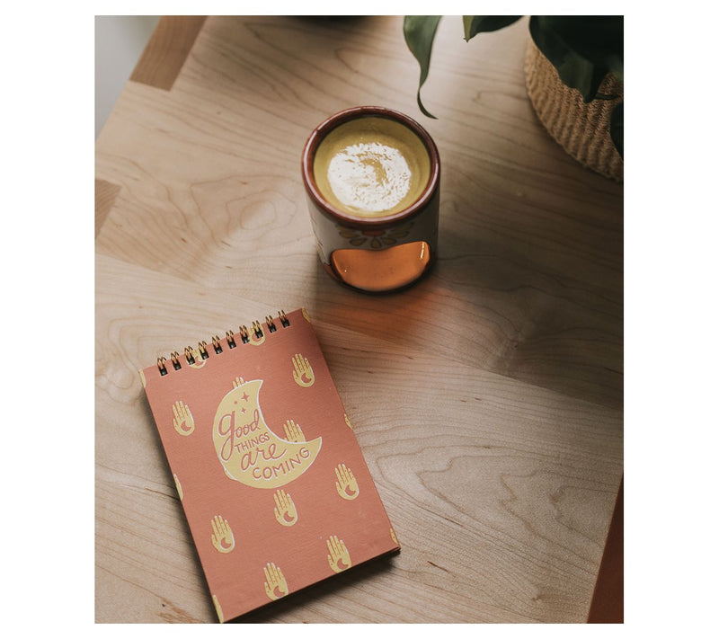 Matr Boomie Anju Hamsa Moon Spiral Notebook — View 5