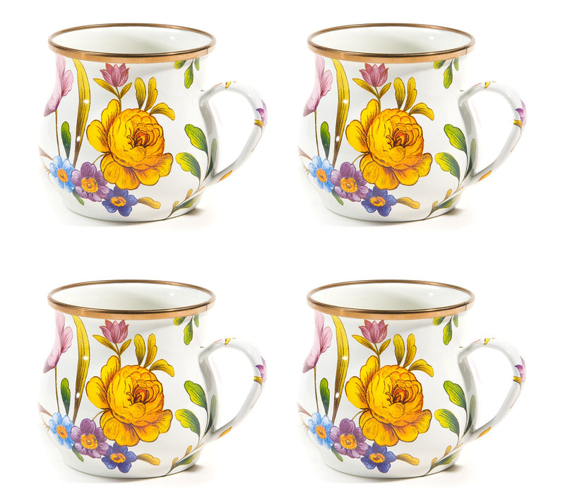 MacKenzie- Childs Set of 4 Enamel Mugs — View 8